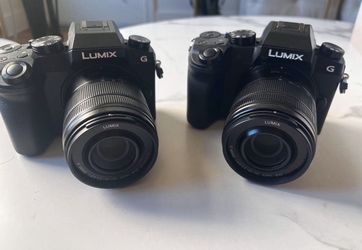($450 Each) Brand-New Panasonic LUMIX G7 + 45-150 f/4-5.6  DSLR Cameras
