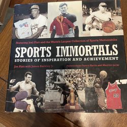 Sports Immortals Stories Of Inspiration And Achievements, Hardback Book