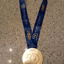 NYC Marathon 50th Anniversary Finishers Medal