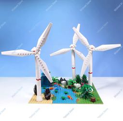 Lego Like Windmill Set