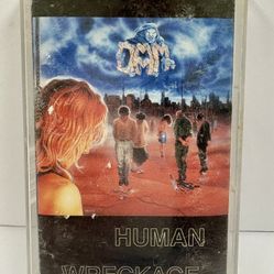 D.A.M. Human Wreckage 89 Thrash Metal Cassette Tape