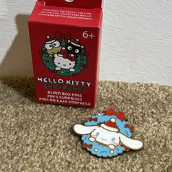 Sanrio Hello Kitty And Friends Wreath Blind Box Enamel Pin OPEN CINNAMOROLL