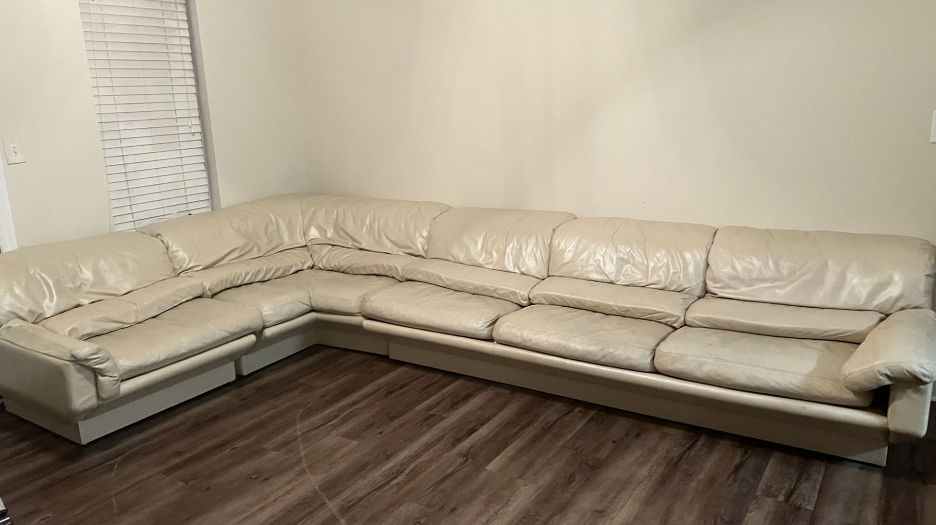 Sectional Leather Couch 