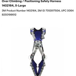 🛠️ 3M DBI-SALA ExoFit X200 Comfort Crossover Safety Harness – XL 🛠️  ✅ Brand New, in original packaging ✅ Latest model ✅ Size XL – perfect for climb
