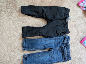 Toddler Pants set of 2 - 12m