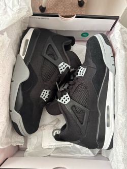Jordan 4 Black Canvas