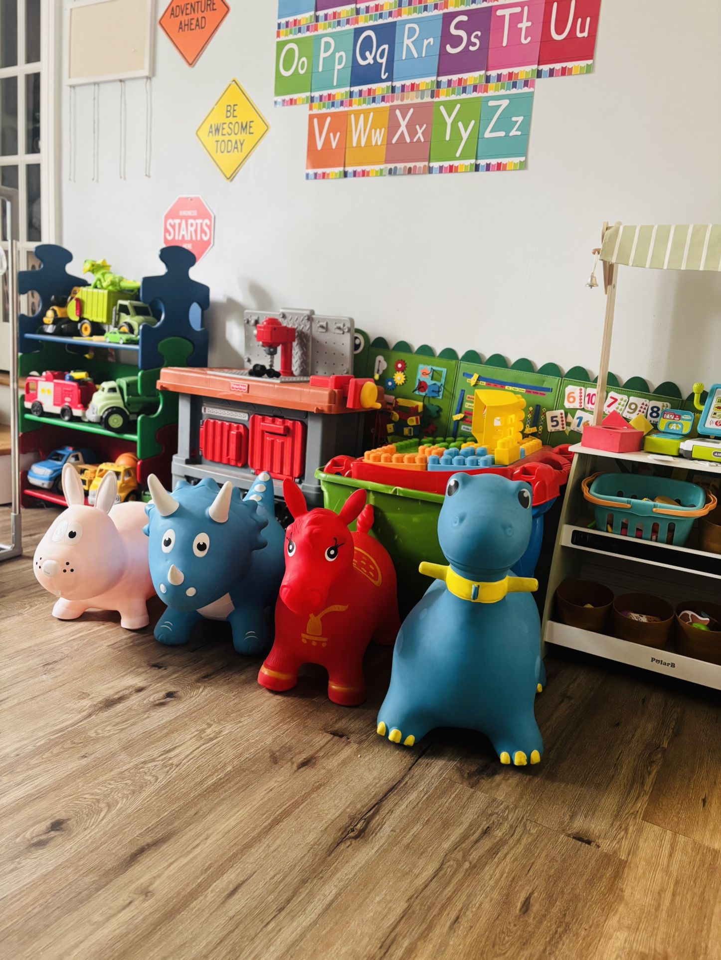 4 Bounce / Ride on Animal Toys
