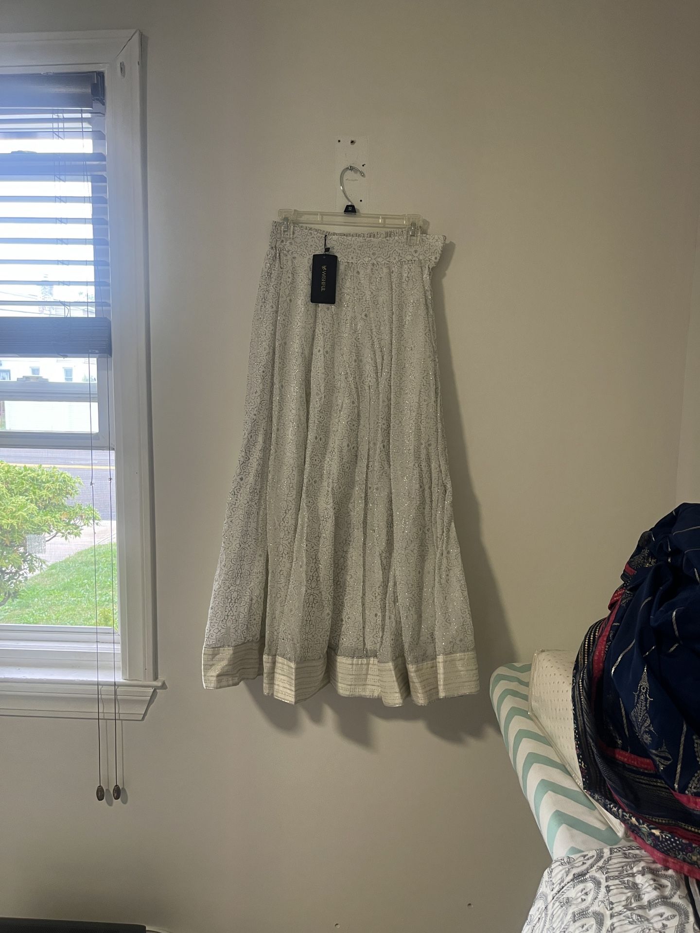 White/silver  Skirt 