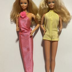 Vintage Superstar Barbie Dolls Taiwan, Malaysia