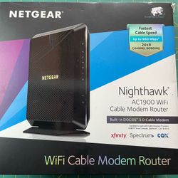 Netgear Nighthawk AC1900 Wi-Fi Cable Modem Router Comcast