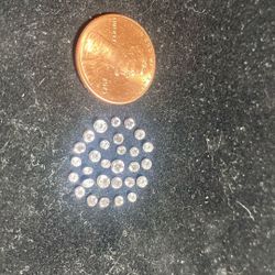 29 Natural Melee Diamonds Various Sizes 1.4 Carat Gia Certified