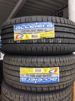 205/45R17 Tires $280 All 4 Installed Balanced with free alignment