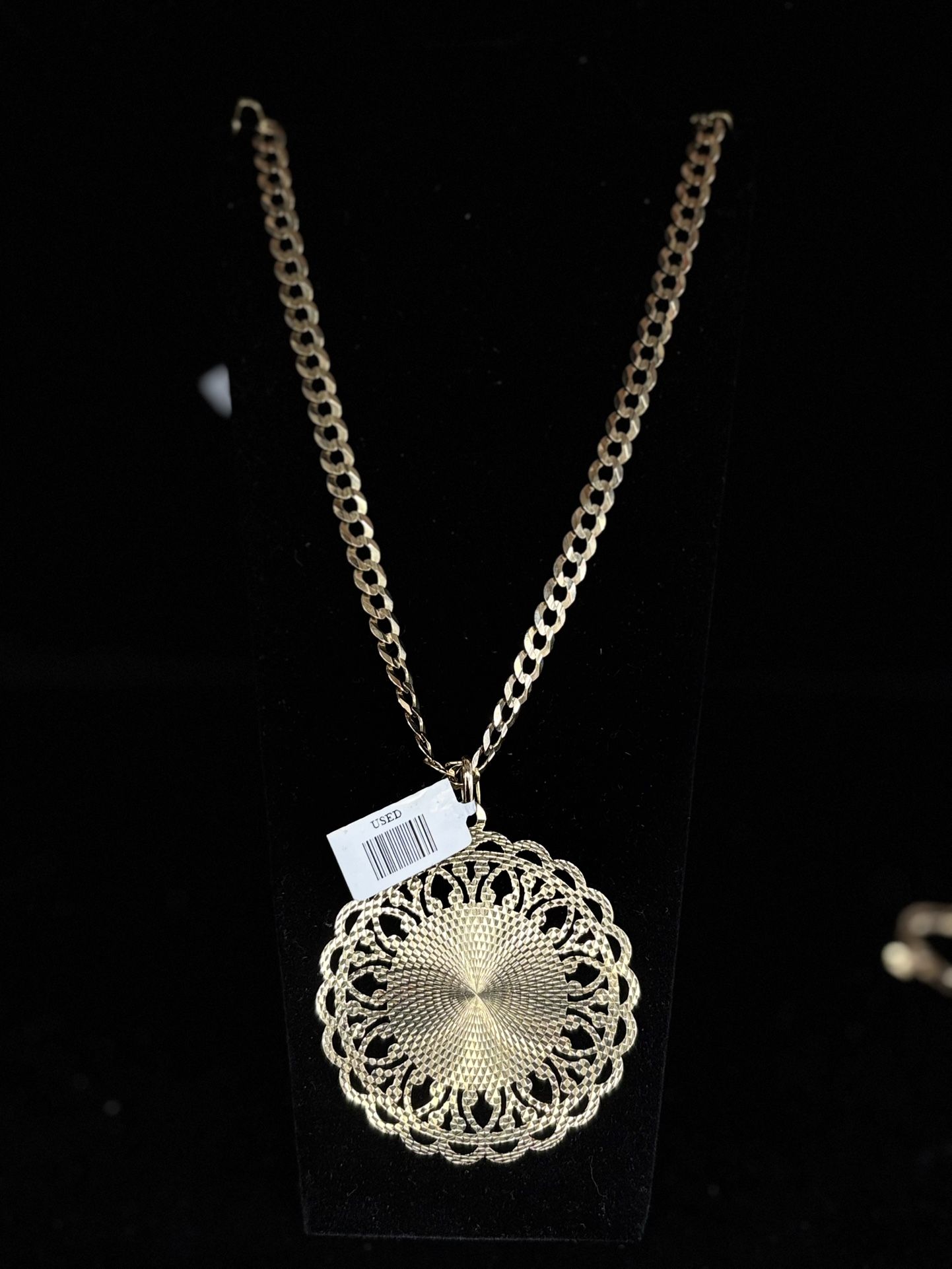 10KT Gold Curb Chain