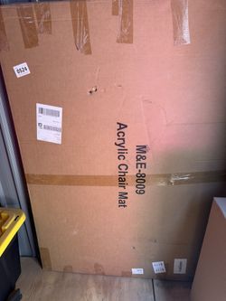 Acrylic Chair Mat (M&E-8009) – Heavy Duty Floor Protector – New