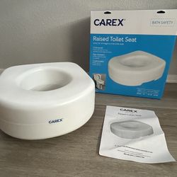 Toilet Seat Riser Carex Excellent Condition!!