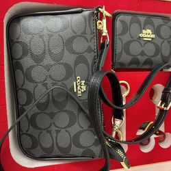 Black Purse Set