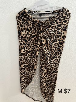Cheetah Pattern Skirt 