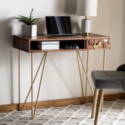 Safavieh Raveena 1 Drawer 1 Shelf Hairpin Desk