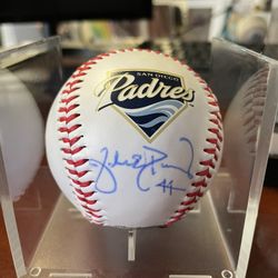 Jake Peavy Signed Baseball