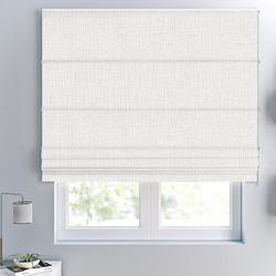 Roman Shades for Windows, Heat Blocking and Room Darkening Roman Blinds for Home Living Room Door Bedroom, Easy to Install, Beige 36" W x 56" H