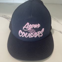 Aspen Cougars Trucker Hat – Pink Script Graphic