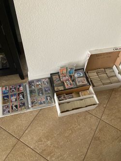Lots of baseball football basketball cards!