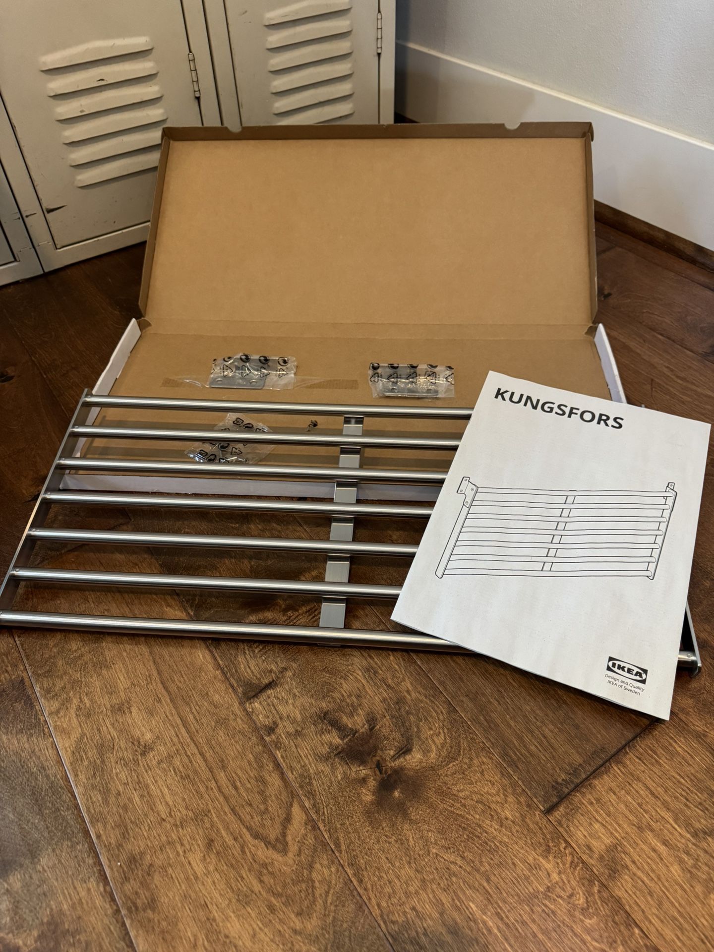 KUNGSFORS Stainless Steel Wall Rack NEW