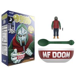 Brand New Mf Doom Super7 Reaction Cereal Box Action Figure Toy Toys Collectable Collectibles Hip-hop Rap Vinyl Vinyls Record Records Madlib Mfdoom 