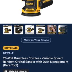 Dewalt XR 20v sander