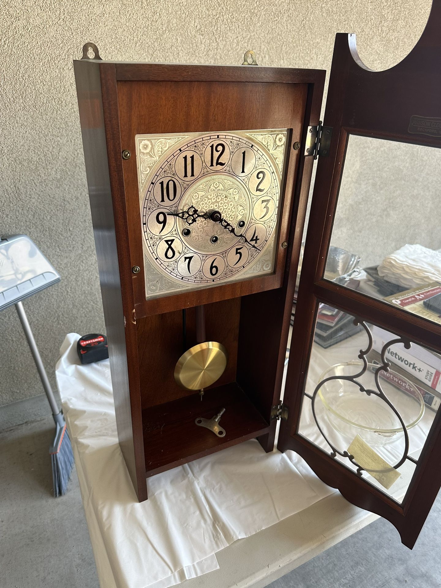 Wall Hanging Grandfather Clock