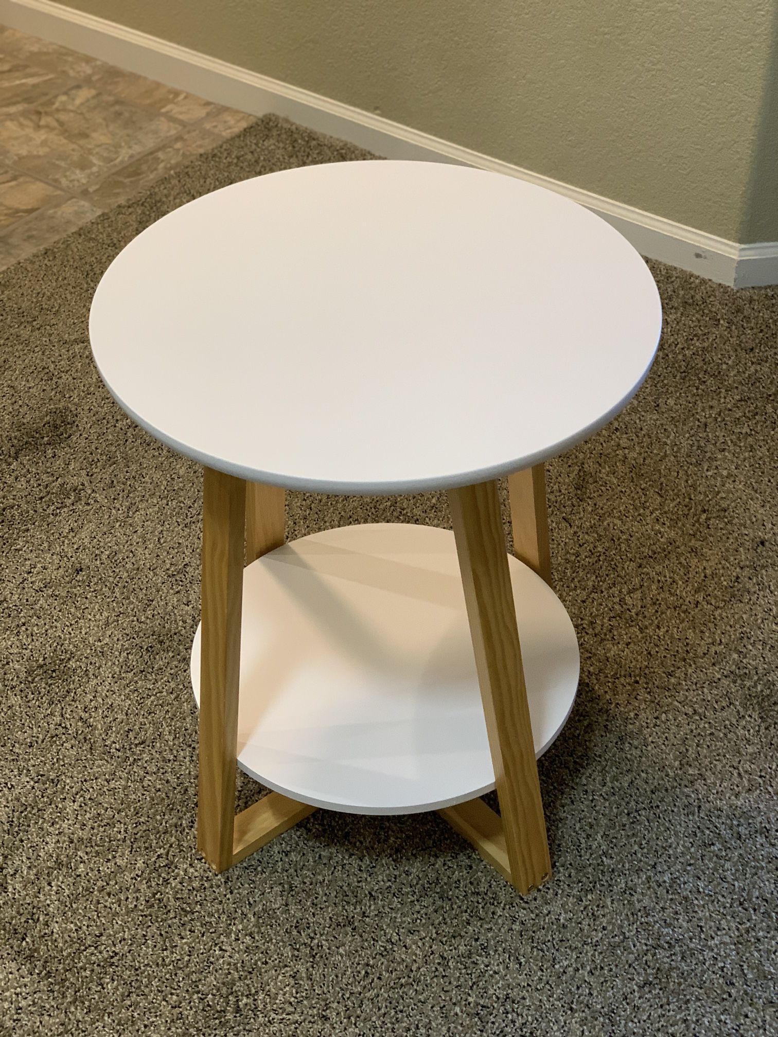 White Side Table 