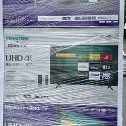 58” Inch Hisense Smart Roku UHDTV 4K 