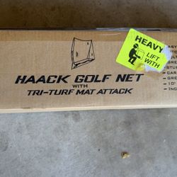 Haack Golf Net with Tri-Turf Mat Attack (New in Box)