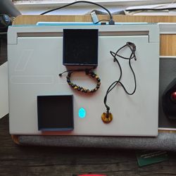 Tigers Eye Jewelry Wrist Band & Necklace 