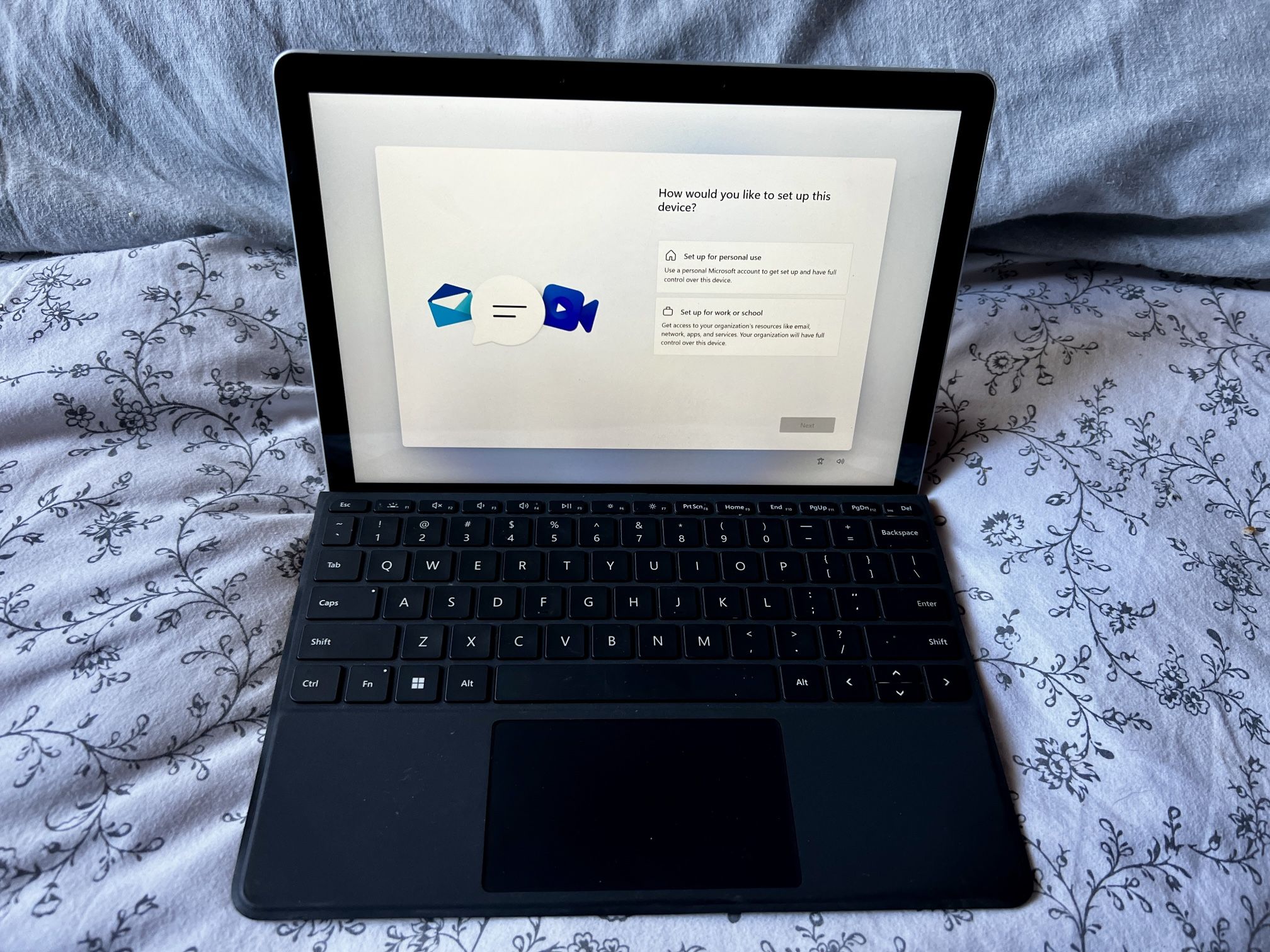 Microsoft Surface Go 3 Touchscreen with Microsoft Surface Go Type Cover - Black
