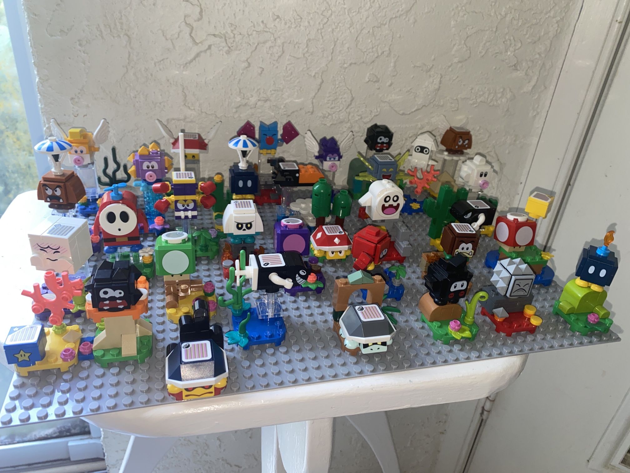 All 32 Lego Mario Complete Series 123 With Mushroom And Fuzzy Platforms
