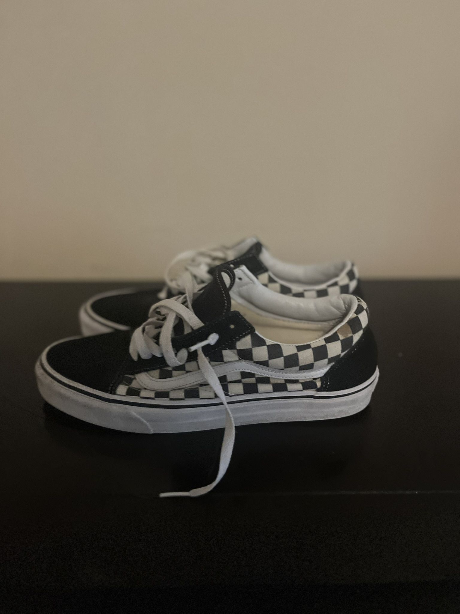 Vans Old Skool Checkerboard Black