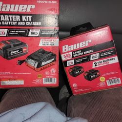 Bauer Battery And Battery Charger