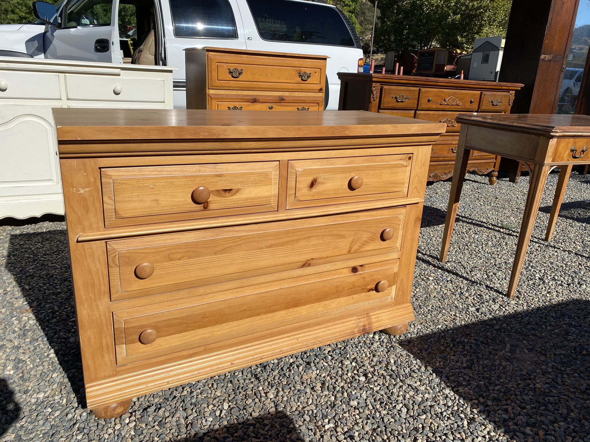 Medium Size Wood Dresser
