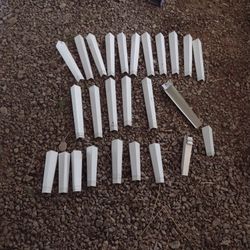 Large Lot (200+) Primed aluminum Siding Corner Moulding, 12", 7.5"