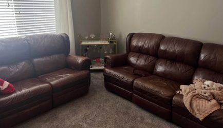 Reclining Sofa & Love Seat