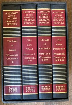 Winston Churchill "A History of the English-Speaking Peoples" 4-Volume Box Set
