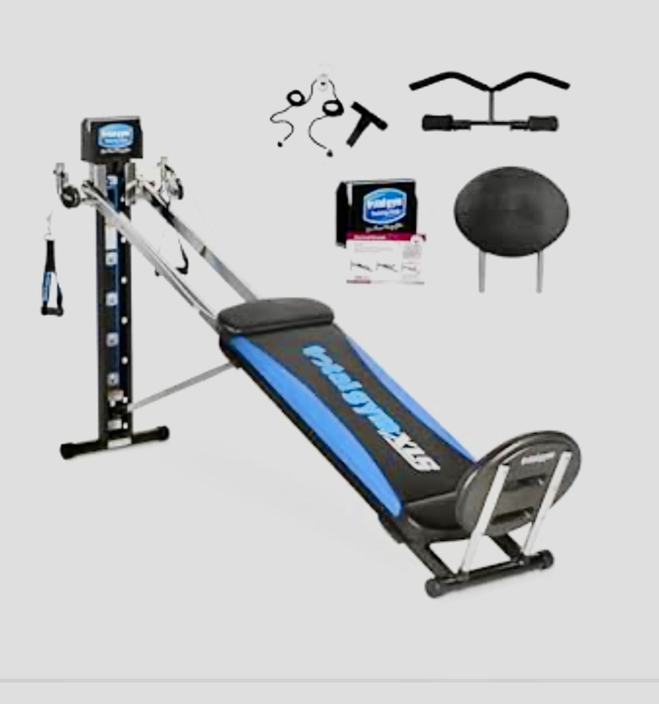 TOTAL GYM XLS TRAINER W/MAT. NEW Never Used