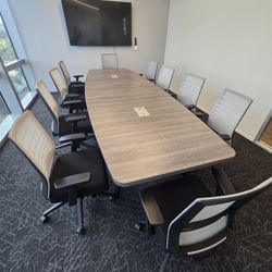 Conference Table Wood Cherry New Sale 4x12’