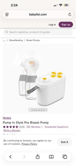 Medela Pump In Style Pro Breast Pump