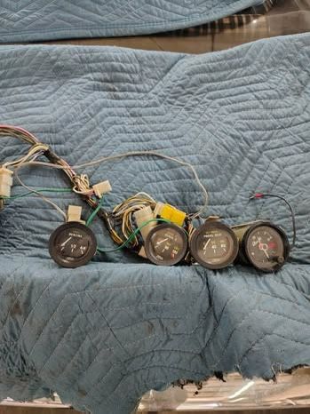 1970 Fiat 124 Coupe/Sport Factory Gauge Cluster
