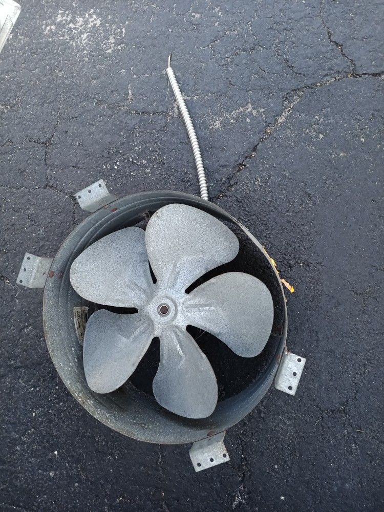 Fan For Attic Or Anywhere