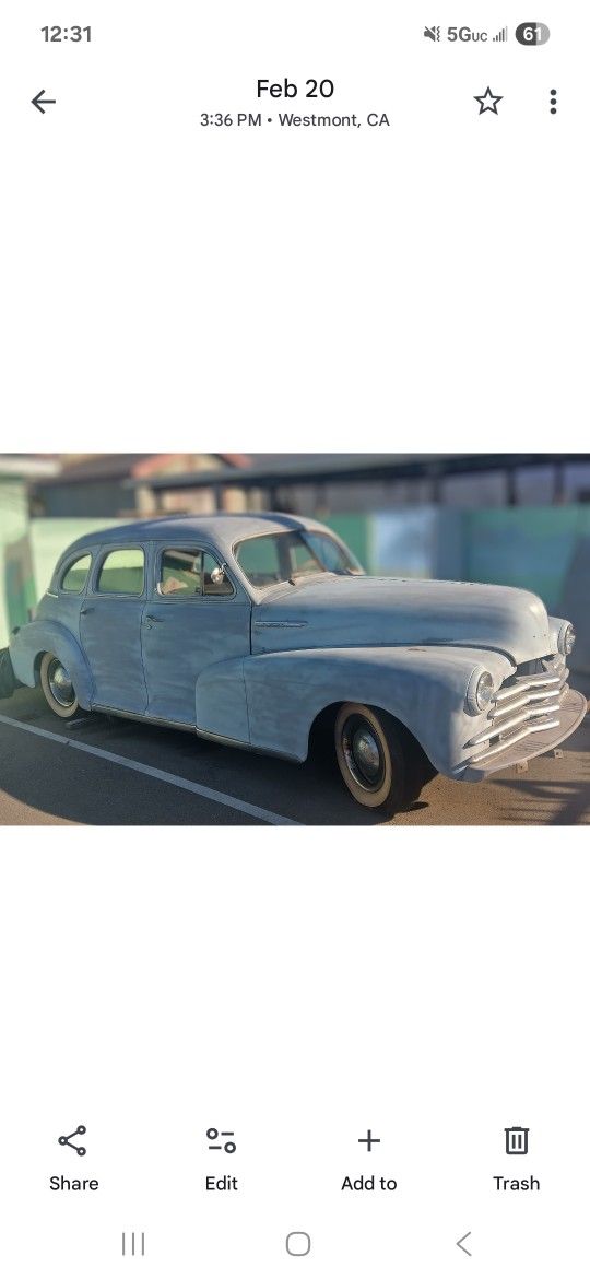 1947 Chevy Fleetmaster,1979 Buick Regal