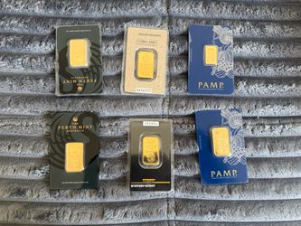 85g Investment Gold Bars – Perth Mint, PAMP Suisse & Argor-Heraeus – Sealed Assay