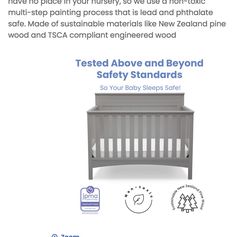 Delta Children Fancy 4-in-1 Convertible Crib